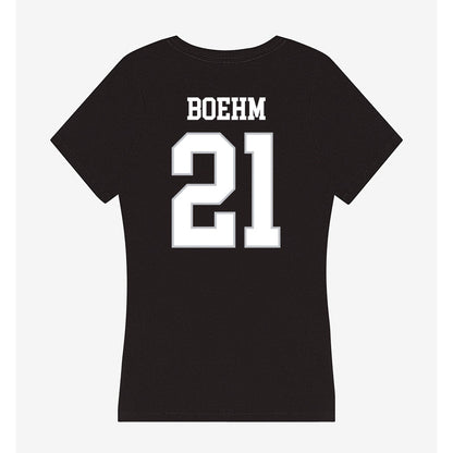 Rice - NCAA Baseball : Garet Boehm - Women's V-Neck T-Shirt-1