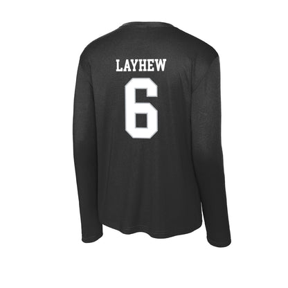 Rice - NCAA Baseball : LJ Layhew - Activewear Long Sleeve T-Shirt-1
