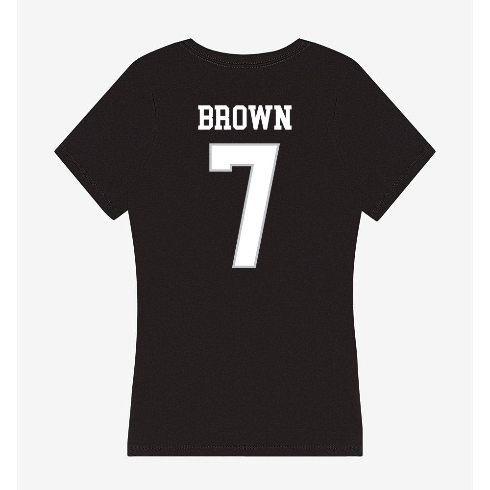 Rice - NCAA Football : Angelo "AJ" Brown - Women's V-Neck T-Shirt-1