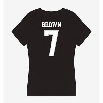 Rice - NCAA Football : Angelo "AJ" Brown - Women's V-Neck T-Shirt-1