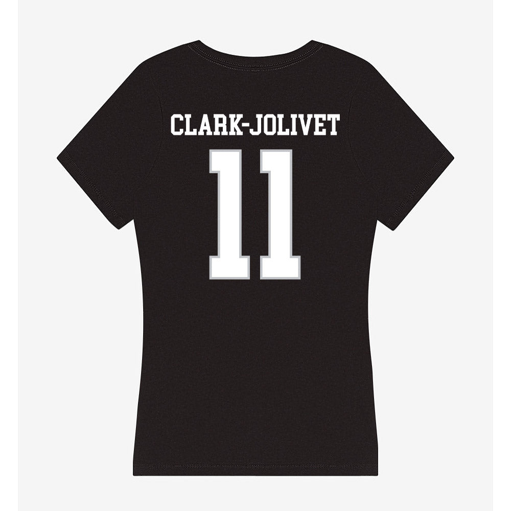 Rice - NCAA Football : Christopher Clark-Jolivet - Women's V-Neck T-Shirt-1