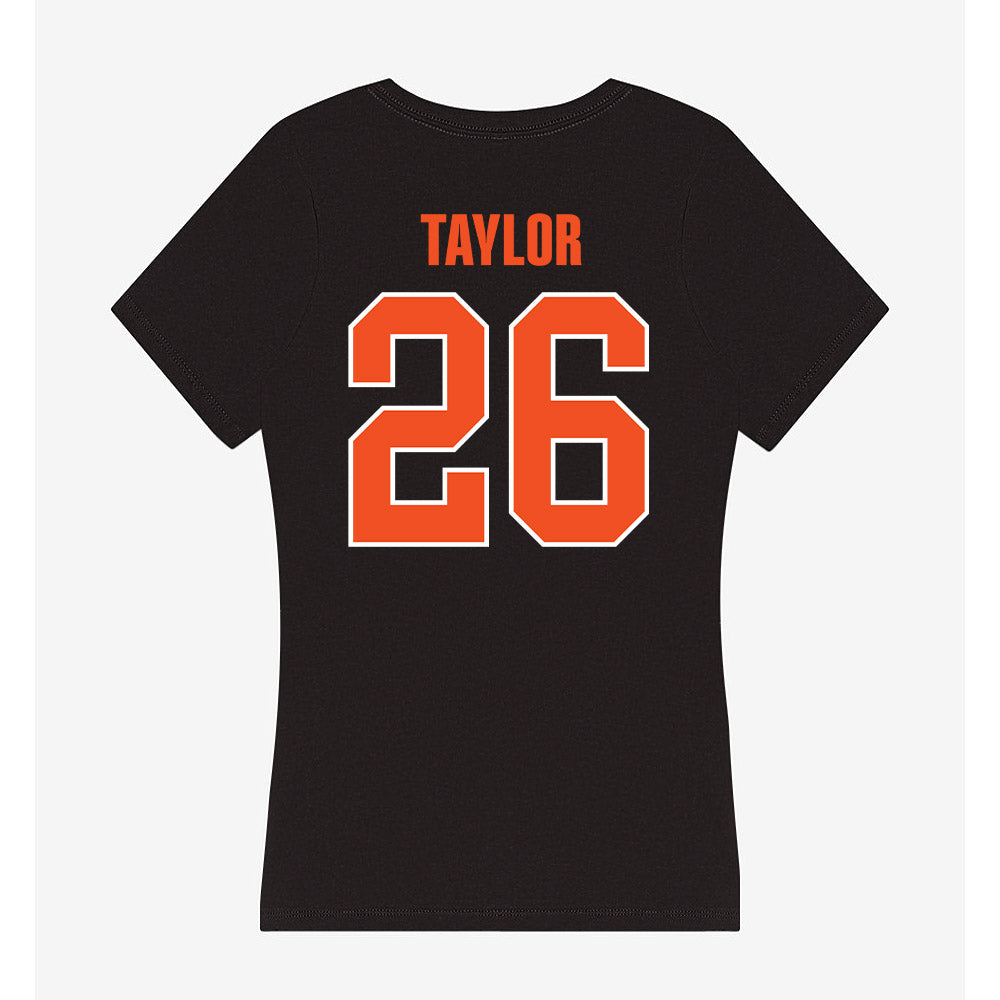 UTRGV - NCAA Football : Broderick Taylor - Women's V-Neck T-Shirt-1