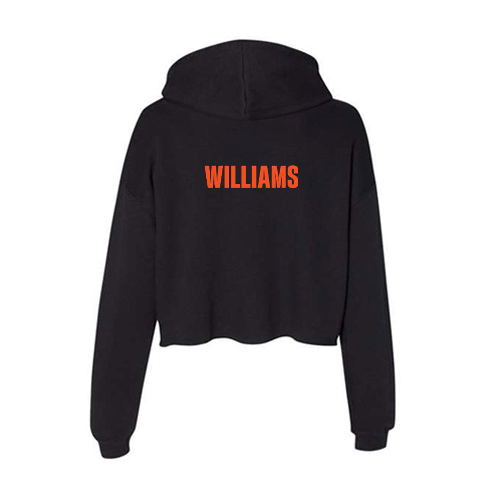 UTRGV - NCAA Women's Track & Field : Dior Williams - Women's Crop Fleece Hoodie-1