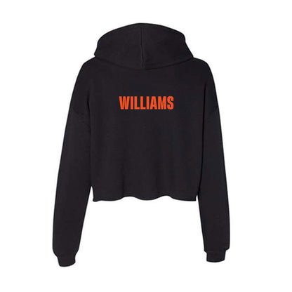 UTRGV - NCAA Women's Track & Field : Dior Williams - Women's Crop Fleece Hoodie-1