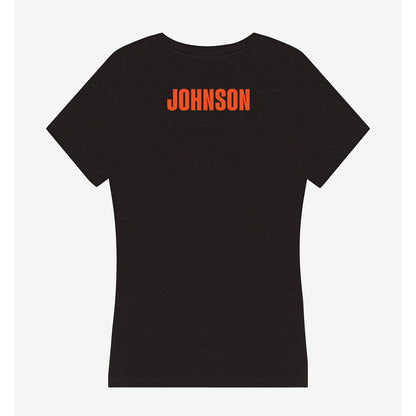 UTRGV - NCAA Women's Track & Field : DaNaucia Johnson - Women's V-Neck T-Shirt-1