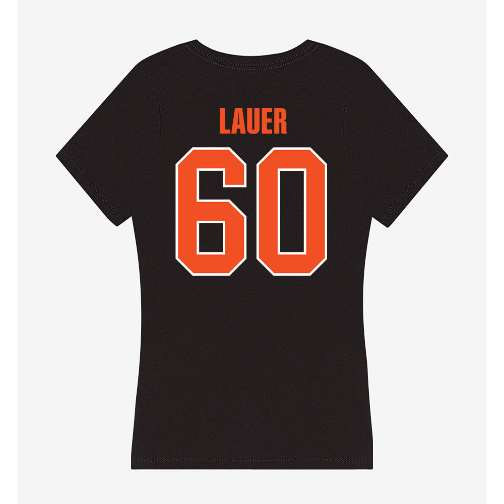 UTRGV - NCAA Football : Griffin Lauer - Women's V-Neck T-Shirt-1