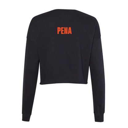 UTRGV - NCAA Women's Track & Field : Evalyn Pena - Women's Cropped Crew Fleece-2