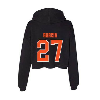 UTRGV - NCAA Baseball : Anthony Garcia - Women's Crop Fleece Hoodie-1