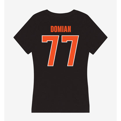 UTRGV - NCAA Football : Thomas Domian - Women's V-Neck T-Shirt-1