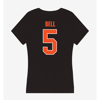 UTRGV - NCAA Men's Basketball : Caden Bell - Women's V-Neck T-Shirt-1