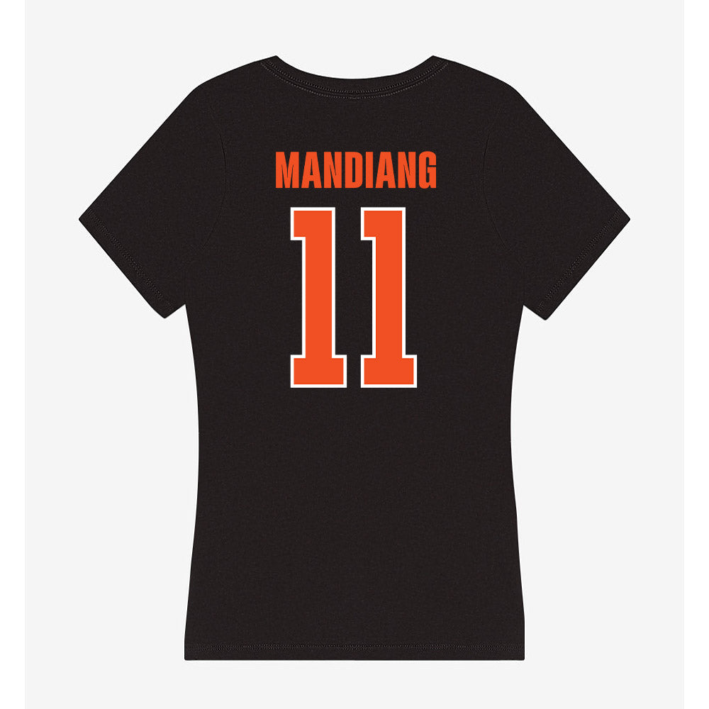 UTRGV - NCAA Men's Soccer : Malang Mandiang - Women's V-Neck T-Shirt-1
