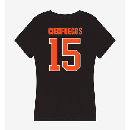 UTRGV - NCAA Baseball : Kike Cienfuegos - Women's V-Neck T-Shirt-1