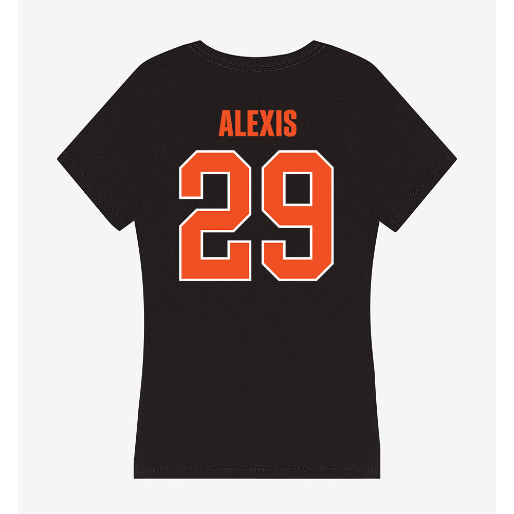 UTRGV - NCAA Football : Alijah Alexis - Women's V-Neck T-Shirt-1