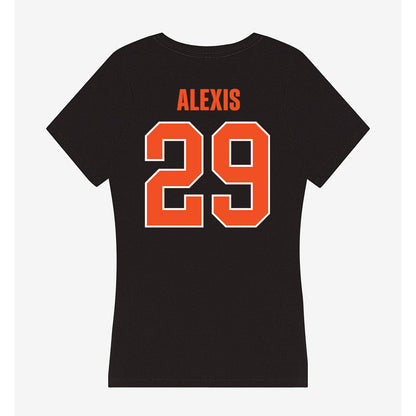 UTRGV - NCAA Football : Alijah Alexis - Women's V-Neck T-Shirt-1