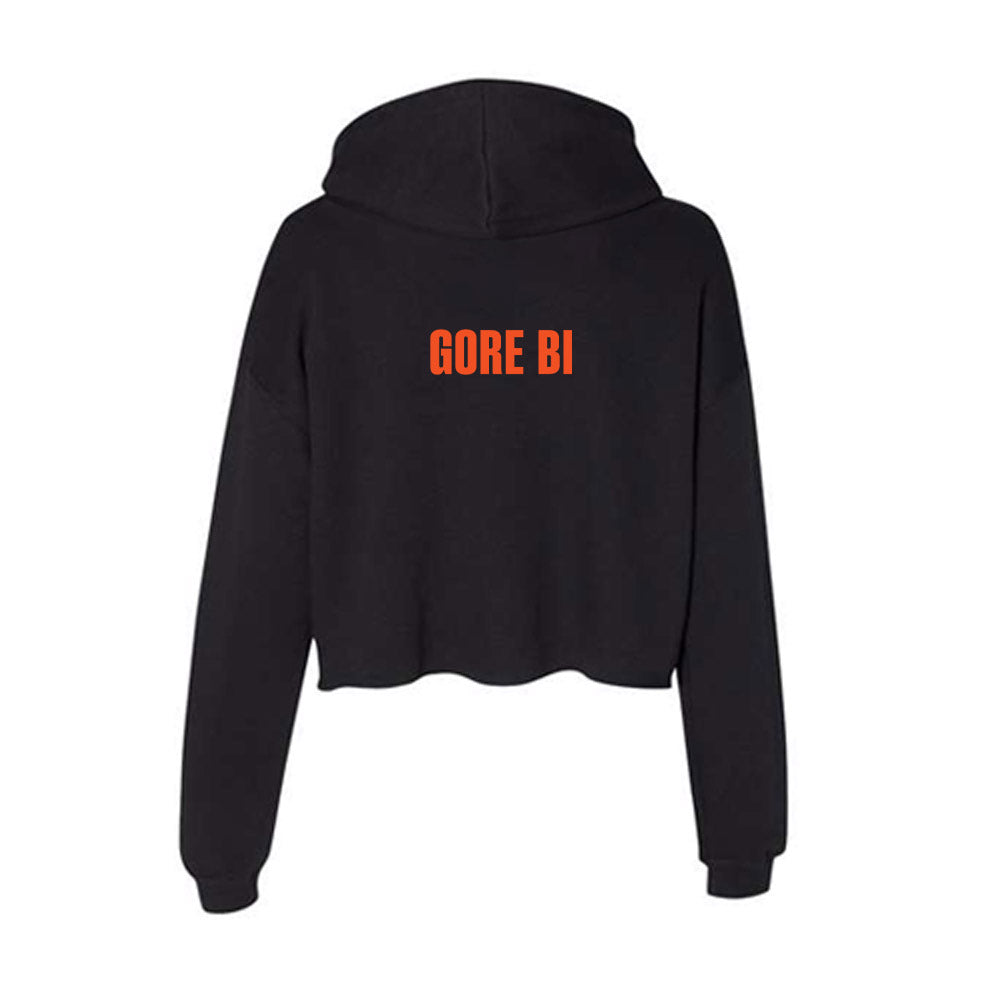 UTRGV - NCAA Men's Soccer : Emmanuel Gore Bi - Women's Crop Fleece Hooded Sweatshirt-1