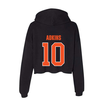 UTRGV - NCAA Football : Jaden Adkins - Women's Crop Fleece Hoodie-1