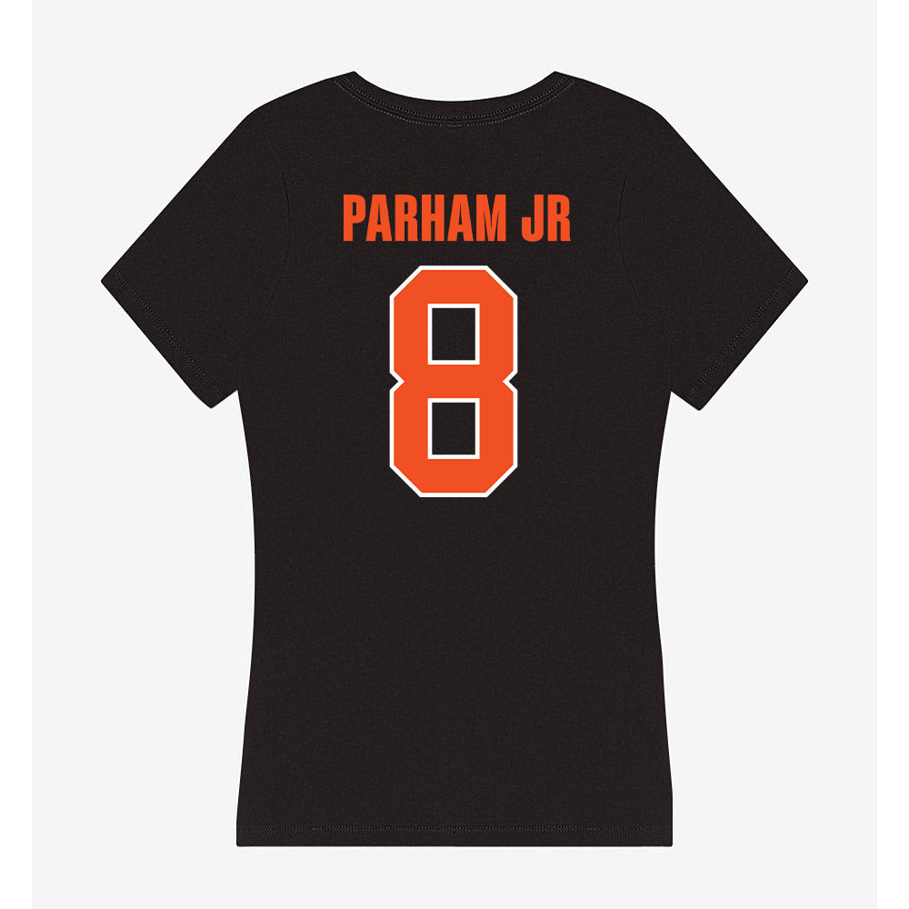 UTRGV - NCAA Men's Basketball : Ian Parham Jr - Women's V-Neck T-Shirt-1