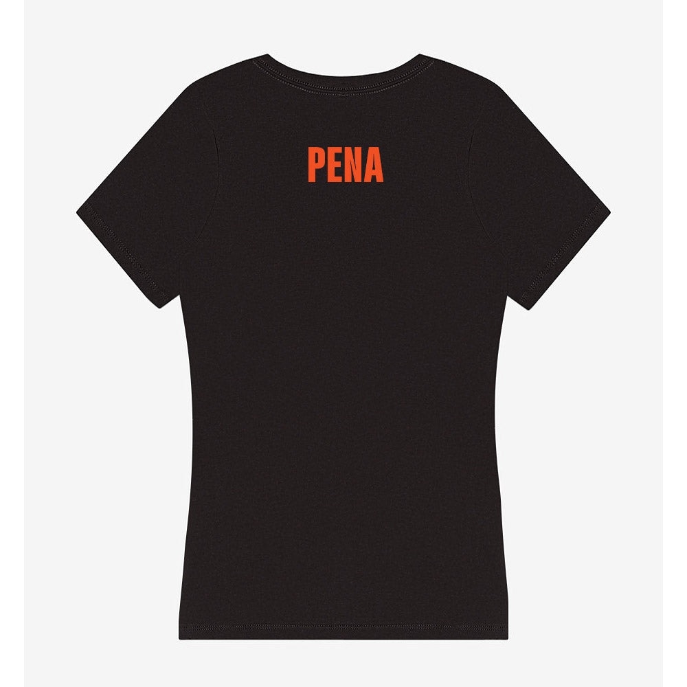 UTRGV - NCAA Women's Track & Field : Evalyn Pena - Women's V-Neck T-Shirt-1