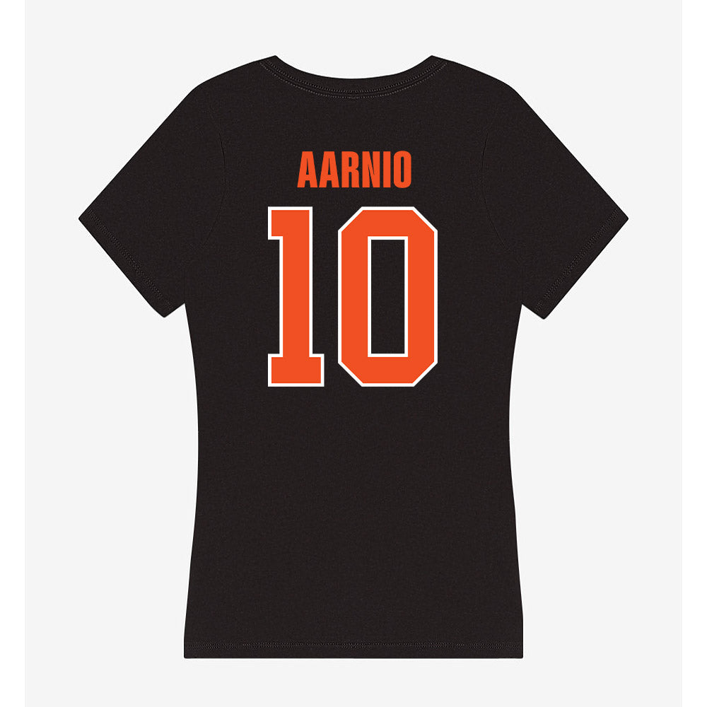UTRGV - NCAA Women's Basketball : Janette Aarnio - Women's V-Neck T-Shirt-1