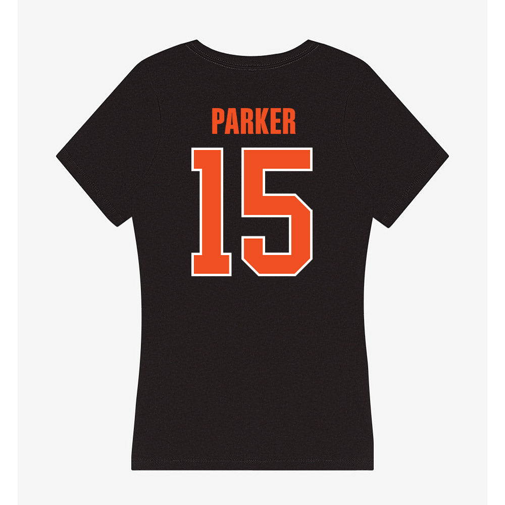 UTRGV - NCAA Women's Soccer : Erika Parker - Women's V-Neck T-Shirt-1