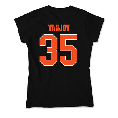 UTRGV - NCAA Men's Basketball : Mustafo Vanjov - Soft Style Women’s T-Shirt-1