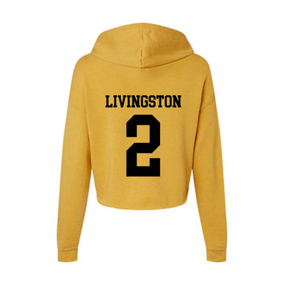 App State - NCAA Women's Field Hockey : Emma Livingston - Women's Crop Fleece Hoodie-1