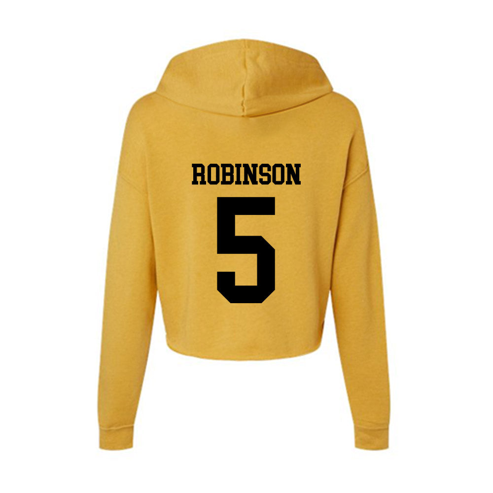 App State - NCAA Softball : Tavia Robinson - Women's Crop Fleece Hoodie-1