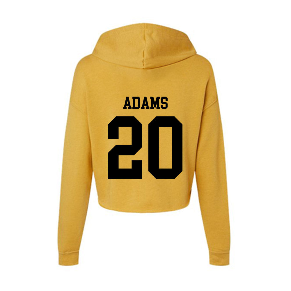 App State - NCAA Football : Eric Adams - Women's Crop Fleece Hoodie-1