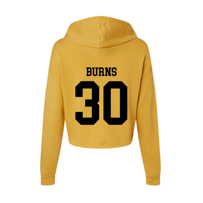 App State - NCAA Women's Soccer : Jordyn Burns - Women's Crop Fleece Hooded Sweatshirt-1