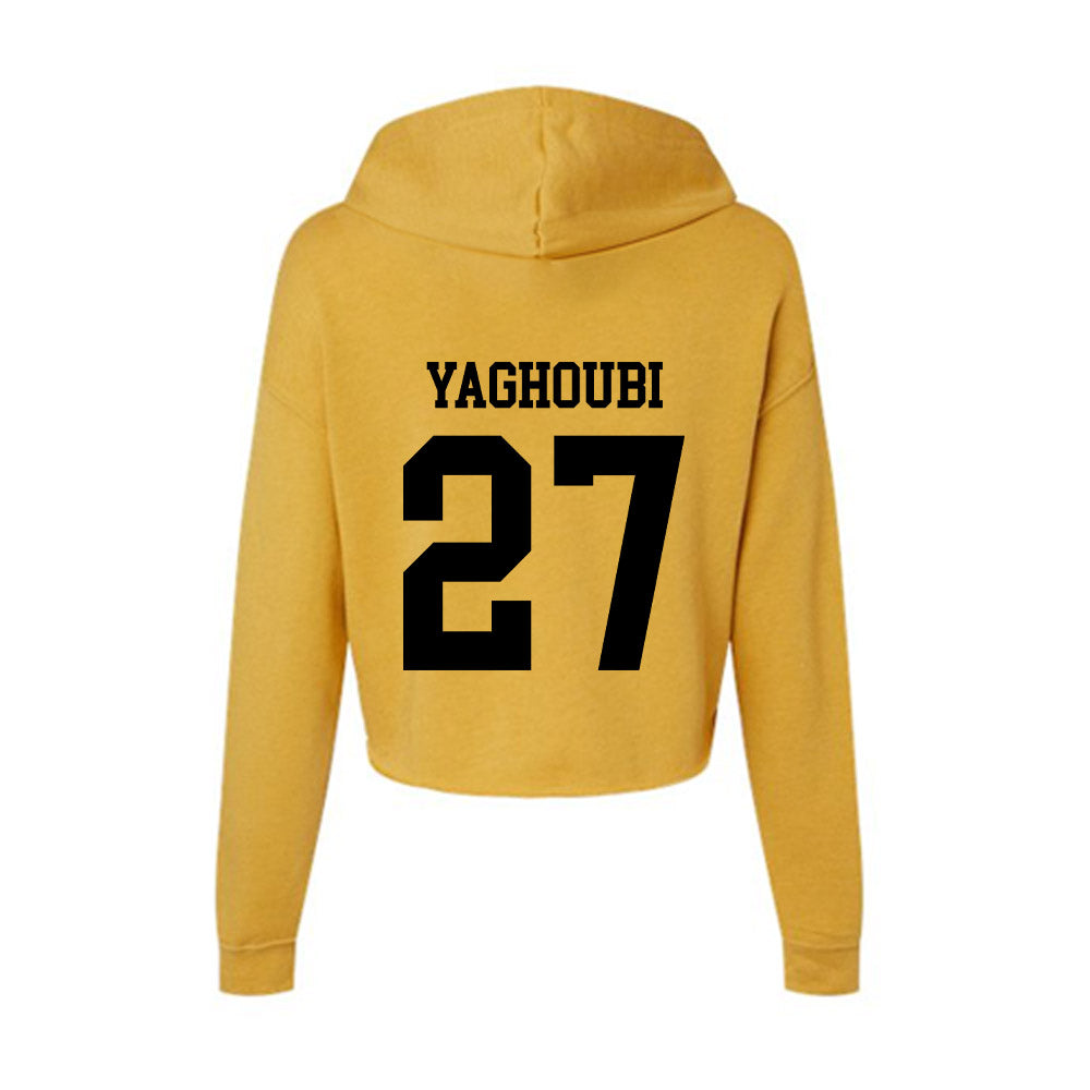 App State - NCAA Baseball : Tank Yaghoubi - Women's Crop Fleece Hoodie-1
