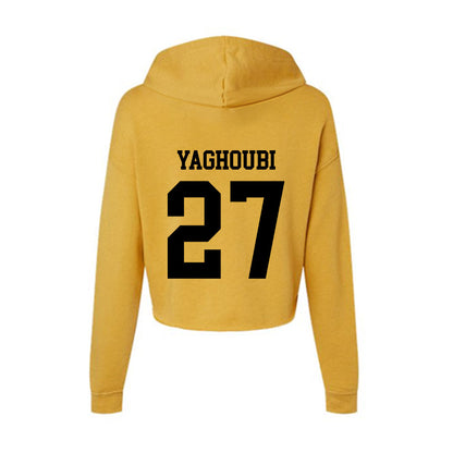 App State - NCAA Baseball : Tank Yaghoubi - Women's Crop Fleece Hoodie-1