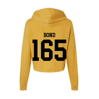 App State - NCAA Wrestling : Dawson Bond - Women's Crop Fleece Hoodie-1