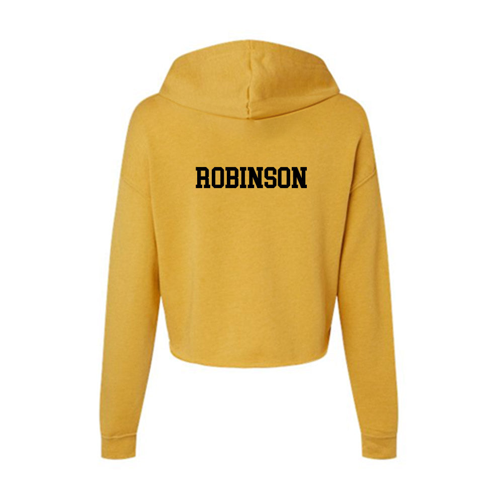 App State - NCAA Football : Ahmad Robinson - Women's Crop Fleece Hoodie-1