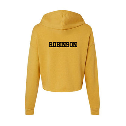 App State - NCAA Football : Ahmad Robinson - Women's Crop Fleece Hoodie-1