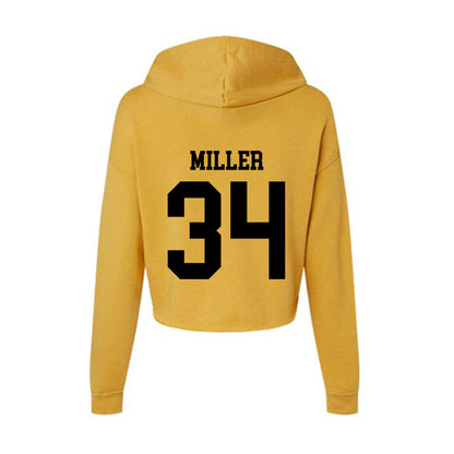 App State - NCAA Baseball : Kameron Miller - Women's Crop Fleece Hoodie-1