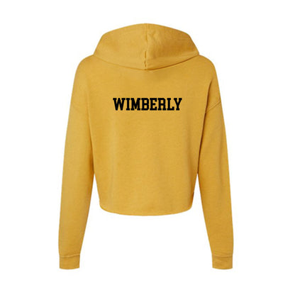 App State - NCAA Women's Track & Field : Ashlynn Wimberly - Women's Crop Fleece Hoodie-1
