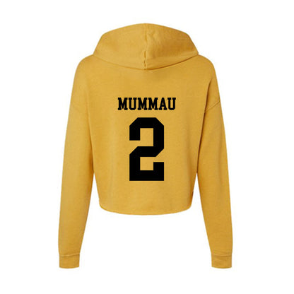 App State - NCAA Baseball : Jake Mummau - Women's Crop Fleece Hoodie-1