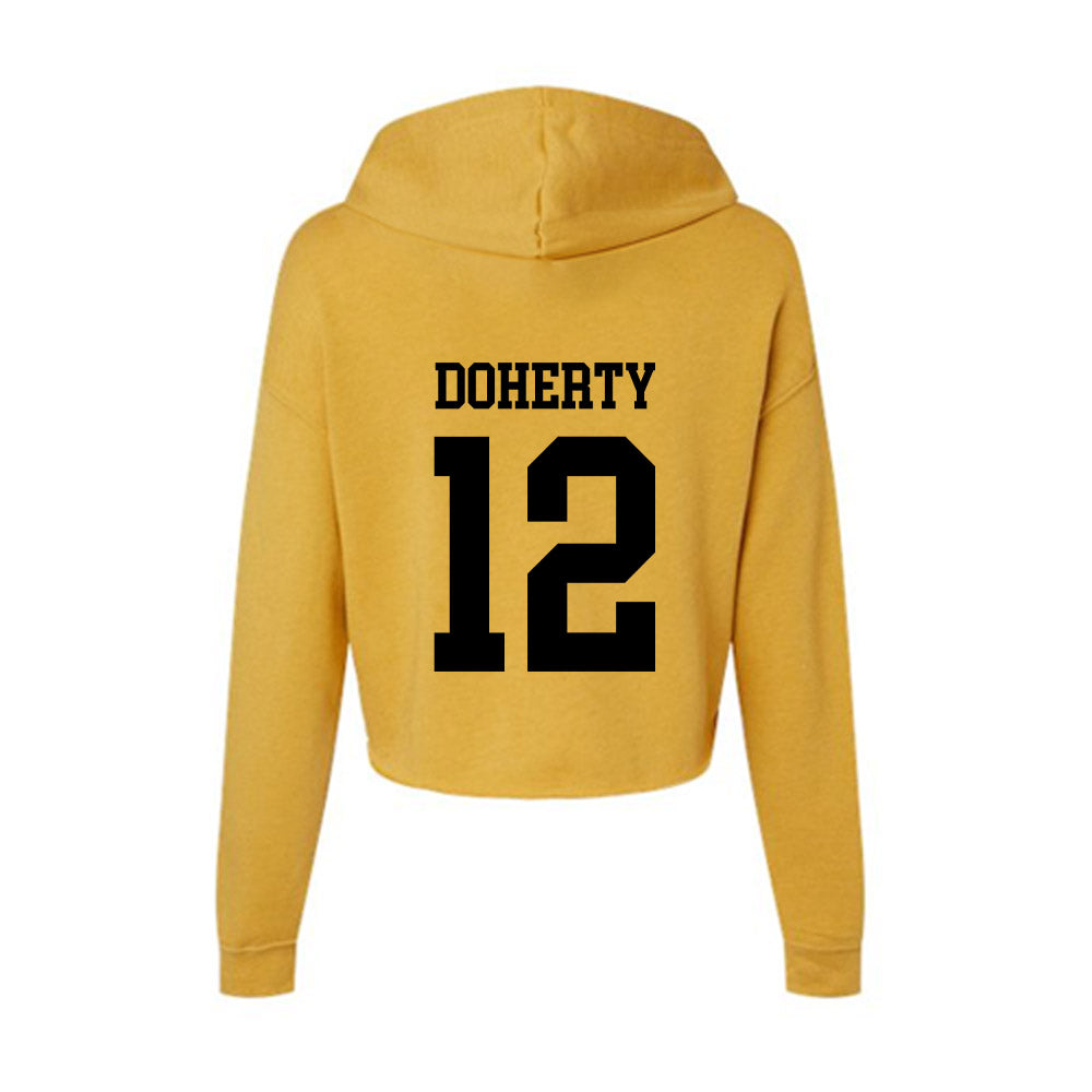 App State - NCAA Women's Volleyball : Brooke Doherty - Women's Crop Fleece Hoodie-1