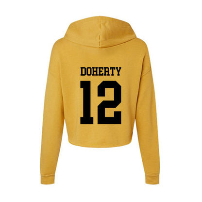 App State - NCAA Women's Volleyball : Brooke Doherty - Women's Crop Fleece Hoodie-1