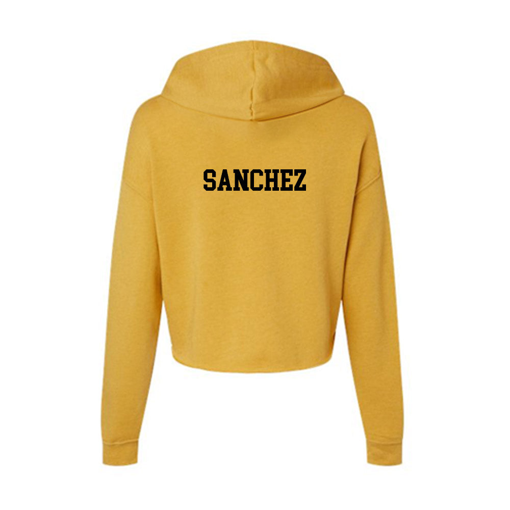 App State - NCAA Football : Alex Sanchez - Women's Crop Fleece Hoodie-1