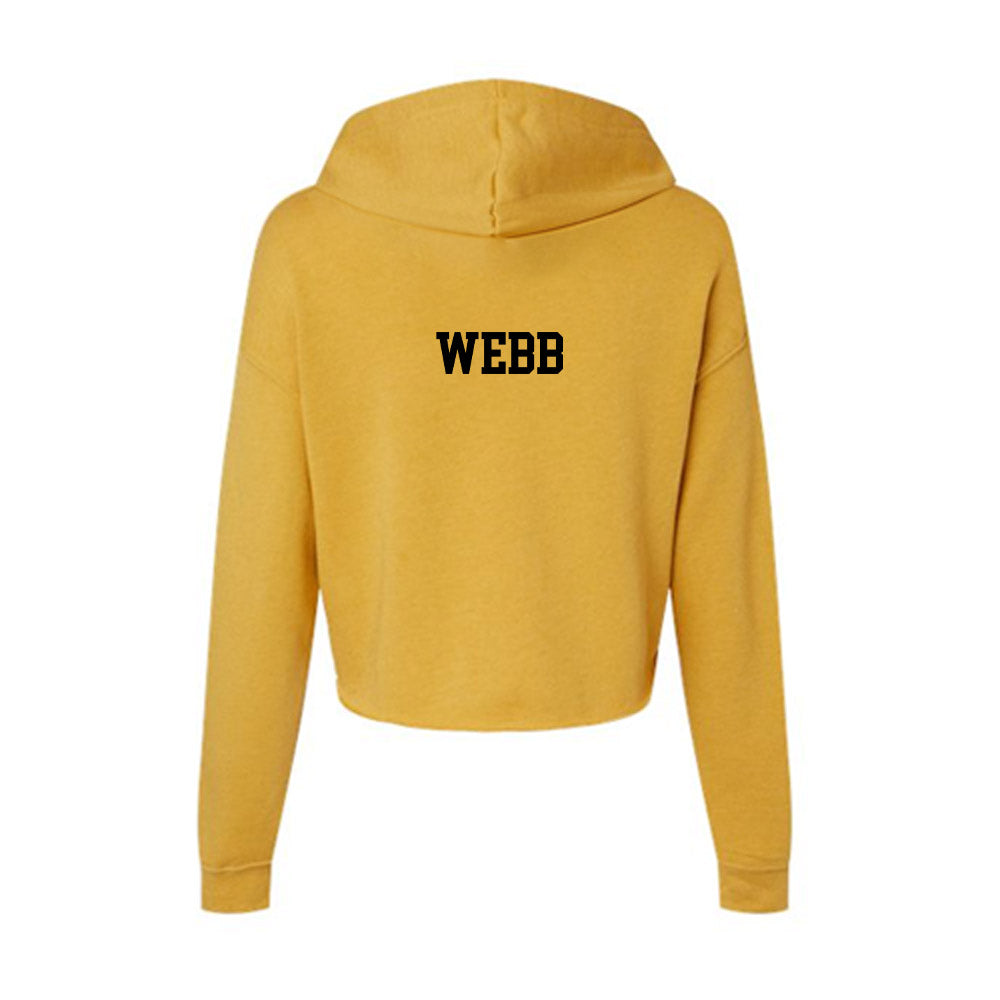 App State - NCAA Football : Treyaun Webb - Women's Crop Fleece Hoodie-1