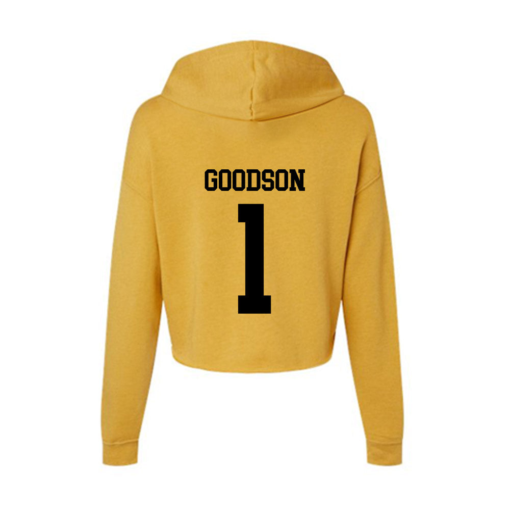 App State - NCAA Women's Volleyball : Eva Goodson - Women's Crop Fleece Hoodie-1