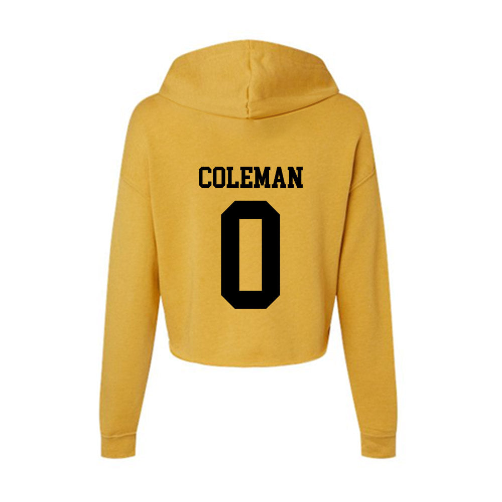 App State - NCAA Football : Doopah Coleman - Women's Crop Fleece Hoodie-1