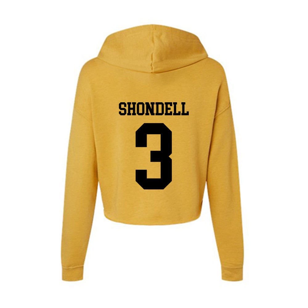App State - NCAA Women's Volleyball : Lexi Shondell - Women's Crop Fleece Hoodie-1