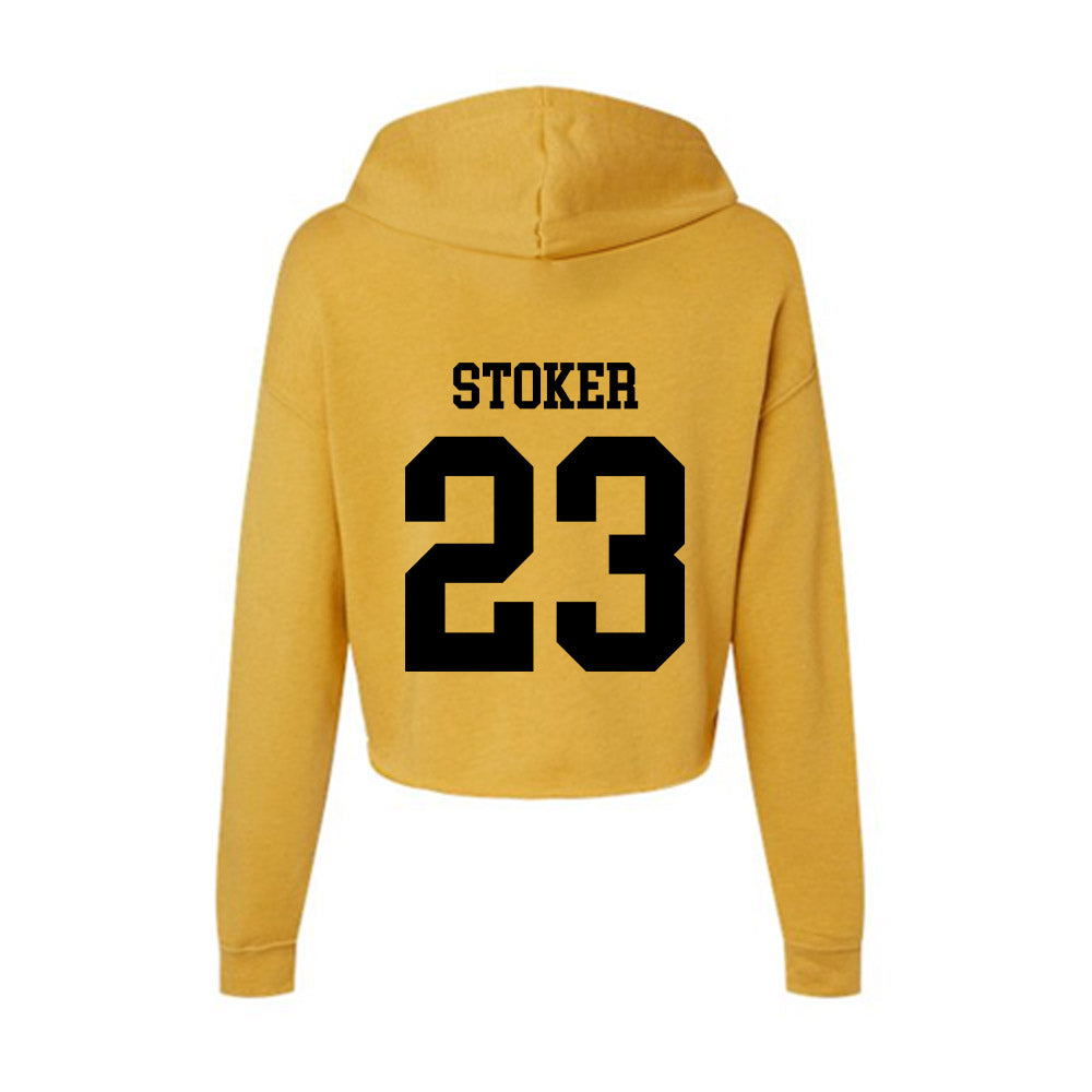 App State - NCAA Women's Basketball : Riley Stoker - Women's Crop Fleece Hoodie-1