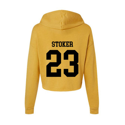 App State - NCAA Women's Basketball : Riley Stoker - Women's Crop Fleece Hoodie-1