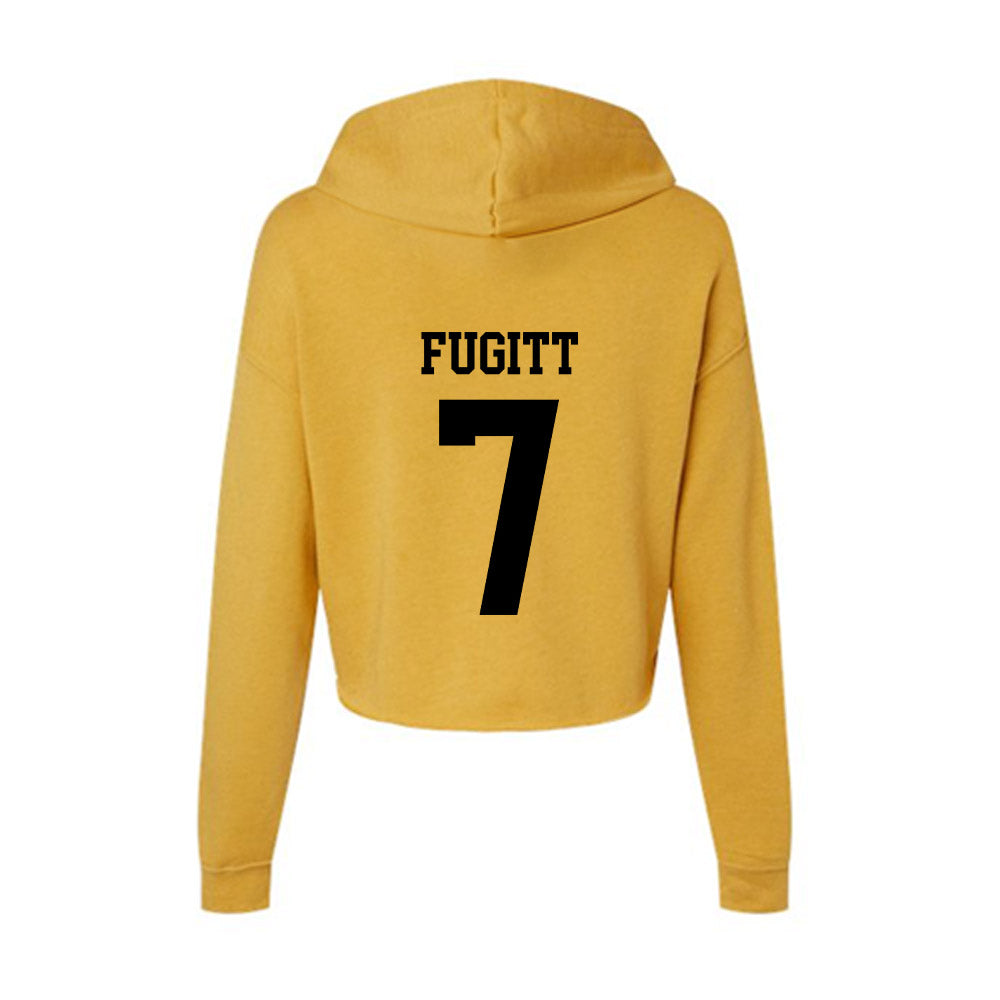 App State - NCAA Football : Darrin Fugitt - Women's Crop Fleece Hoodie-1