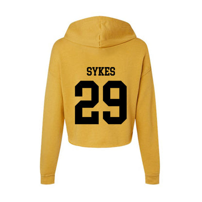 App State - NCAA Women's Soccer : Campbell Sykes - Women's Crop Fleece Hooded Sweatshirt-1
