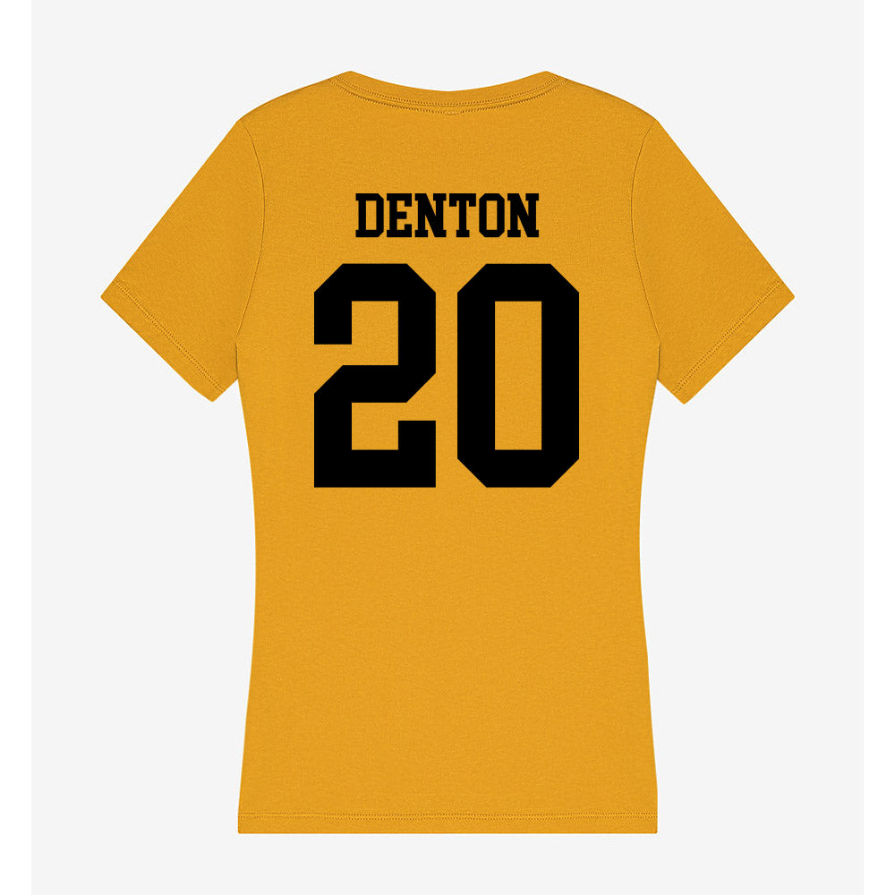 App State - NCAA Baseball : Colton Denton - Women's V-Neck T-Shirt-1