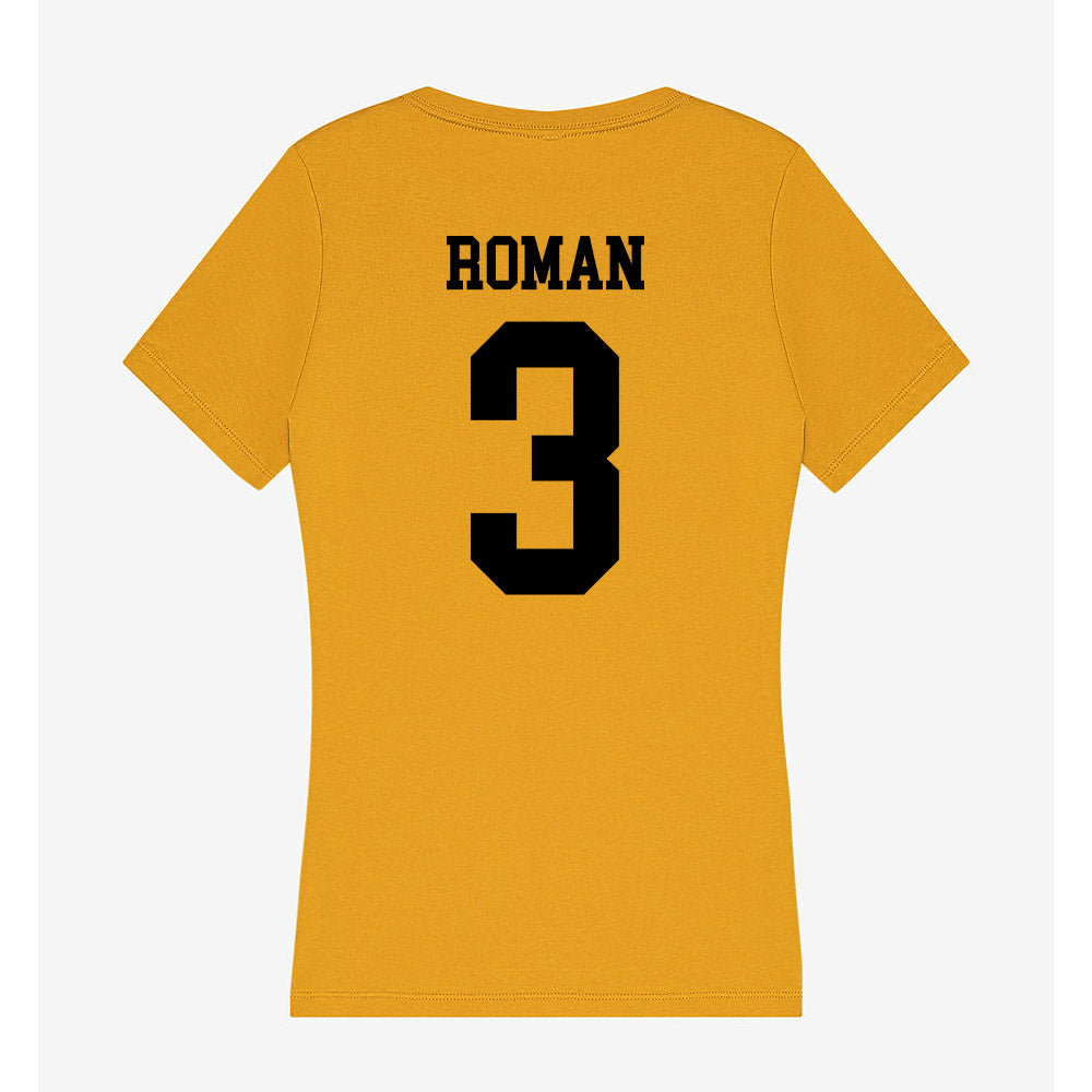 App State - NCAA Women's Basketball : Isa Roman - Women's V-Neck T-Shirt-1